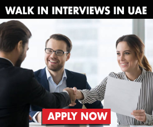 walk in interview in dubai 