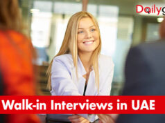 walk in interviews in dubai