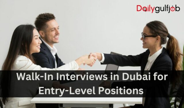 Walk-In Interviews in Dubai